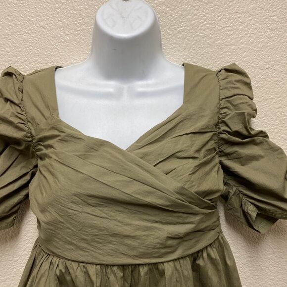 Lulu's Surplice Crossover Mini Dress Size Medium - Picture 4 of 6